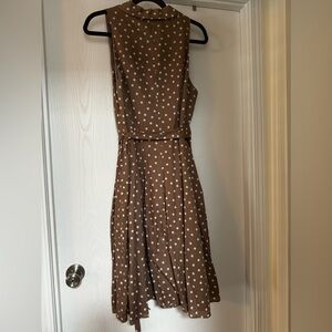 Dress pink a dot beige always in style and elegant